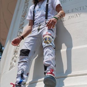 Graffiti skinny Jeans